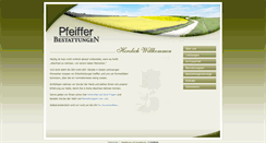 Desktop Screenshot of bestattungen-pfeiffer.de